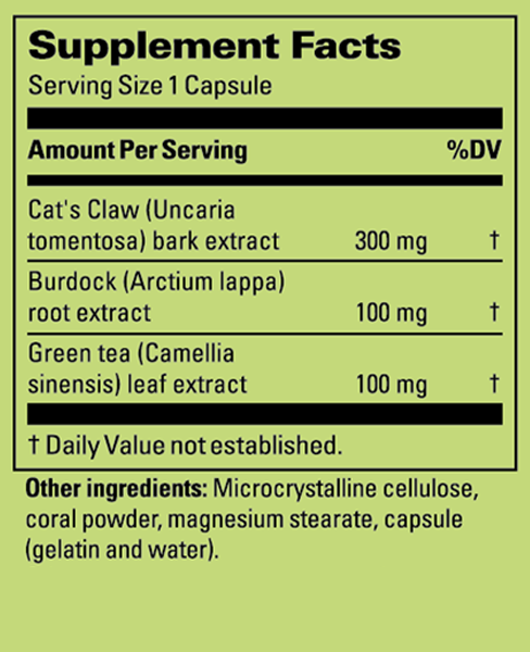 Supplement Label